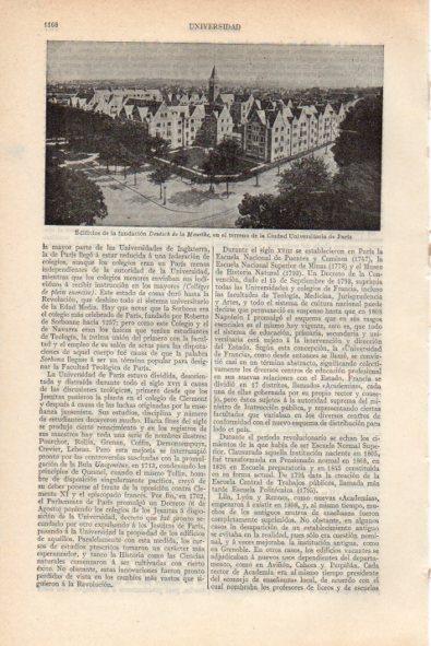 LAMINA V34826: Edificios fundacion Deutsch de la Meurthe, Paris
