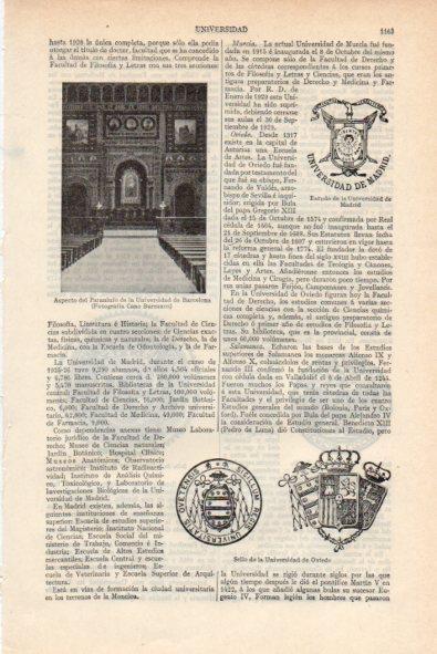 LAMINA V34827: Paraninfo de la Universidad de Barcelona