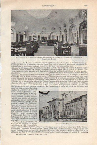 LAMINA V34835: Universidad de Lausana