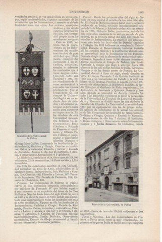 LAMINA V34833: Palacio de la Universidad en Padua