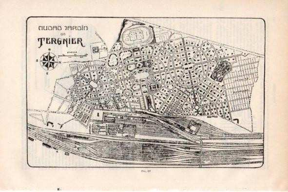 LAMINA V34885: Plano ciudad jardin de Tergnier