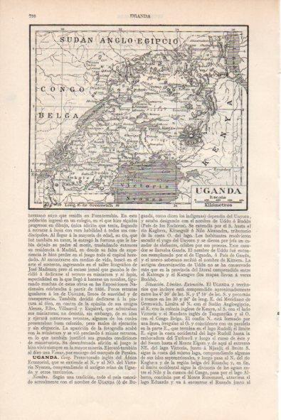LAMINA V34782: Mapa de Uganda