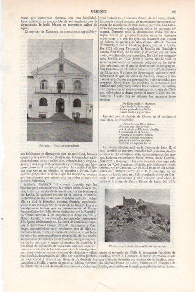 LAMINA V34775: Ayuntamiento de Ubrique, Cadiz