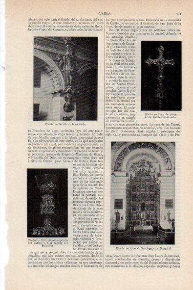 LAMINA V34773: Altar de Santiago en el hospital de Ubeda