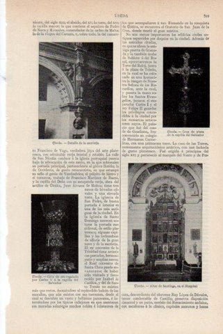 LAMINA V34773: Altar de Santiago en el hospital de Ubeda