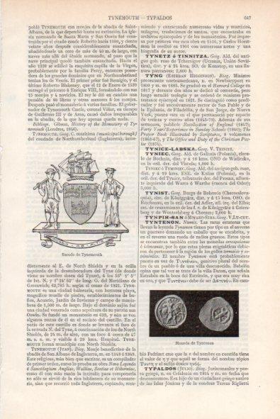 LAMINA V34772: Escudo de Tynemouth, Inglaterra