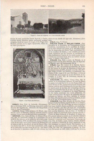 LAMINA V34786: Iglesia y Virgen del Martirio de Ugijar, Granada