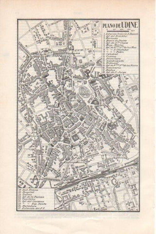 LAMINA V34809: Plano de Udine