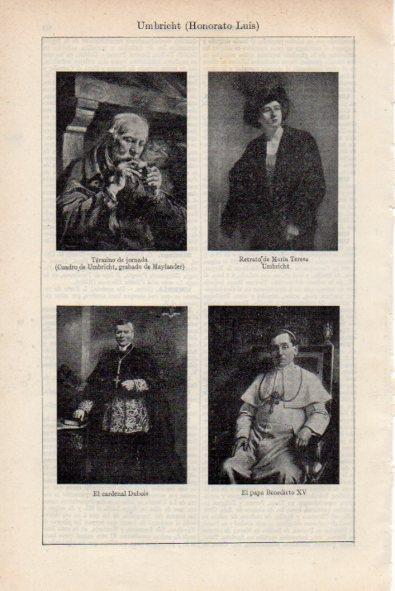 LAMINA V34812: Retratos por H. L. Umbricht