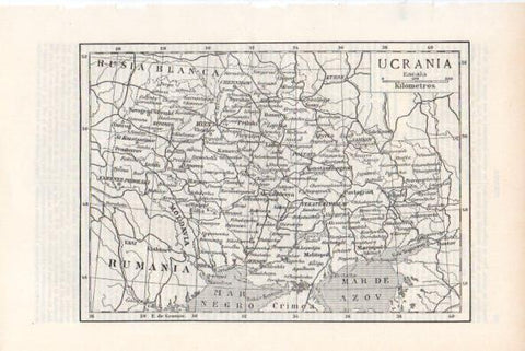 LAMINA V34819: Mapa de Ucrania