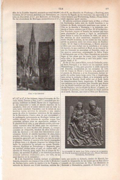 LAMINA V34795: Dibujo de la catedral de Ulm