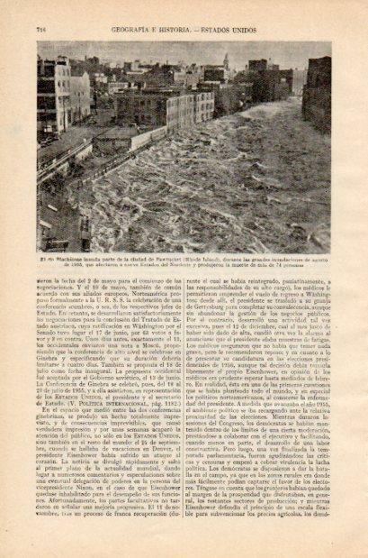 LAMINA V34993: Rio Blackstone inunda la ciudad de Pawtucket en Rhode Island