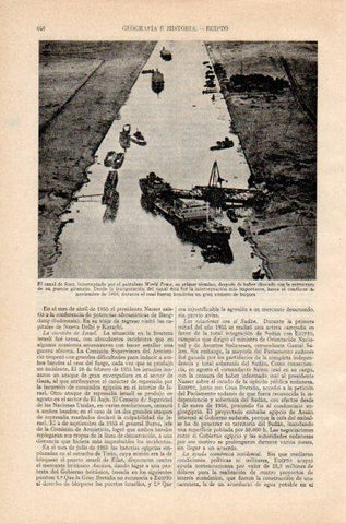 LAMINA V34976: Petrolero World Peace en canal de Suez