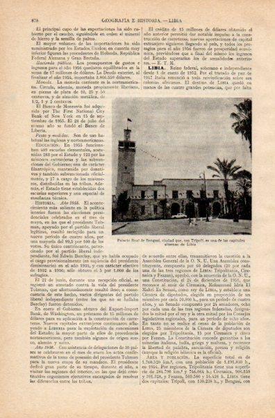 LAMINA V35025: Palacio Real de Bengasi, Libia