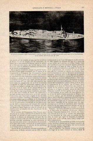 LAMINA V35027: Transatlantico Andrea Doria
