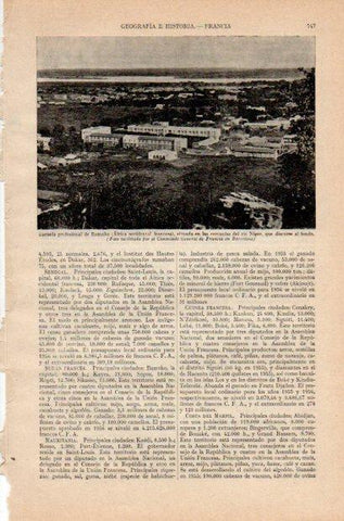 LAMINA V35004: Escuela profesional de Bamakom, Mali