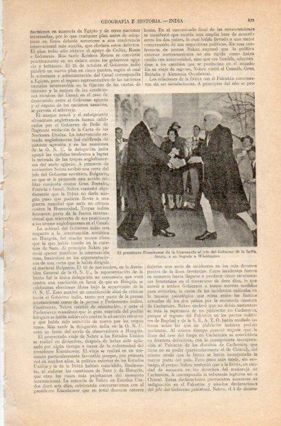 LAMINA V35010: Eisenhower y Nehru en Washington