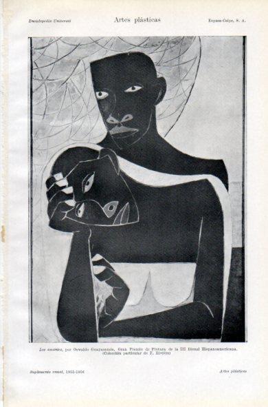 LAMINA V34915: Los amantes por Oswaldo Guayasamin