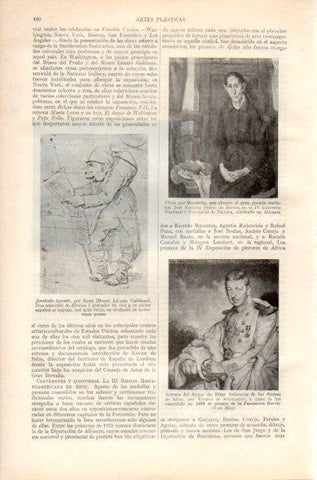 LAMINA V34911: Jorobado leyendo por Goya