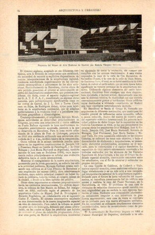 LAMINA V34897: Proyecto del Museo de Arte Moderno de Madrid