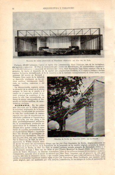 LAMINA V34898: Pabellon de Berlin en Hannover 1951