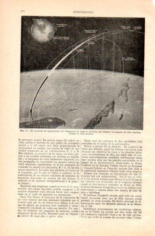 LAMINA V34930: Dibujo de Proyecto de lanzamiento del Vanguard 