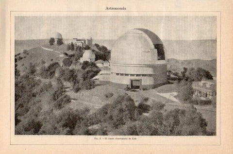 LAMINA V34952: Observatorio de Lick