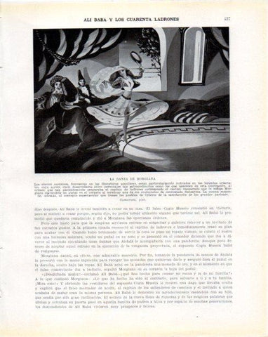 LAMINA V34404: La danza de Morgiana por Camarasa