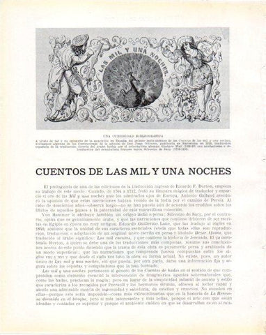 LAMINA V34394: Las mil y una noches ilustracion