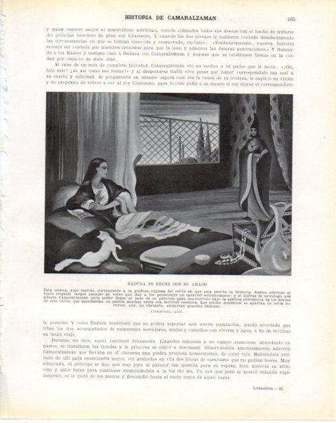 LAMINA V34418: Badura se reune con su amado por Camarasa