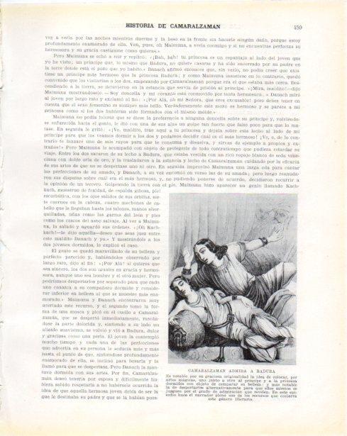 LAMINA V34415: Camaralzaman admira a Badura