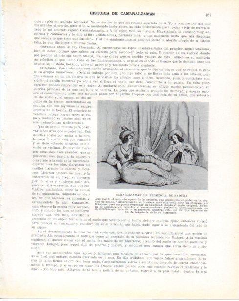 LAMINA V34419: Camaralzaman en presencia de Badura