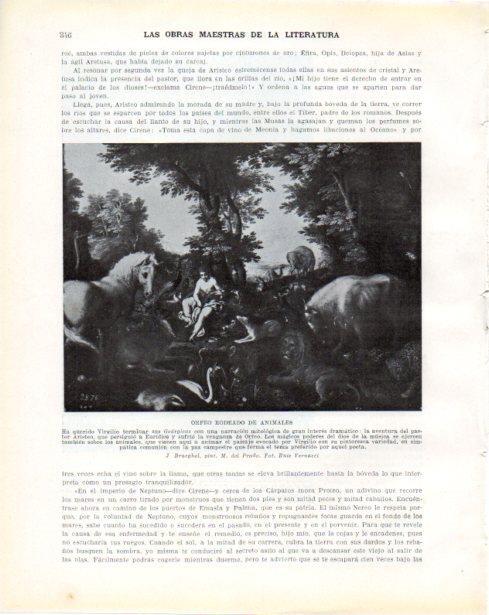 LAMINA V34353: Orfeo rodeado de animales por J. Brueghel