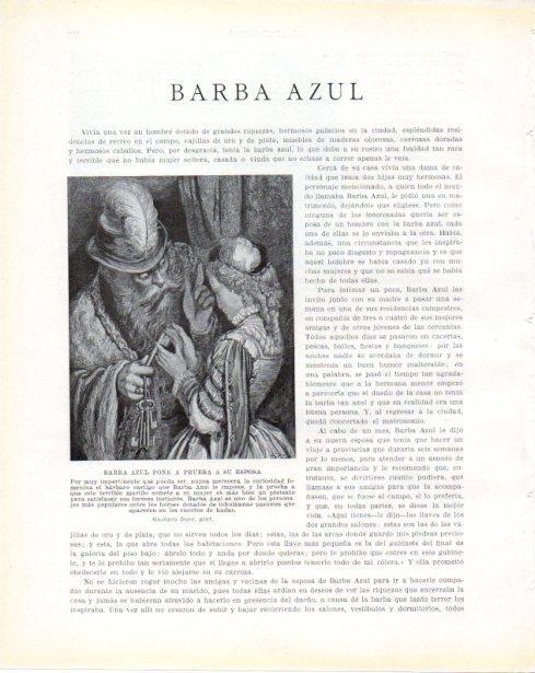 LAMINA V34383: Barba Azul pone a prueba a su esposa por Gustavo Dore