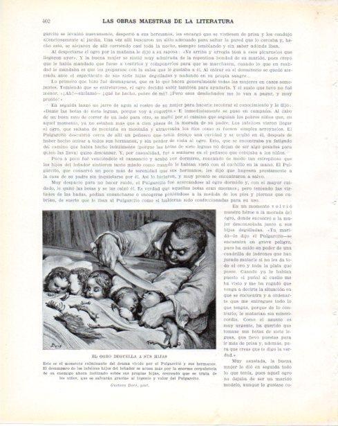 LAMINA V34382: El ogro deguella a sus hijas por Gustavo Dore