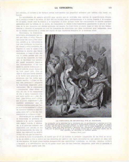 LAMINA V34375: La Cenicienta es reconocida por su piececito por G. Dore