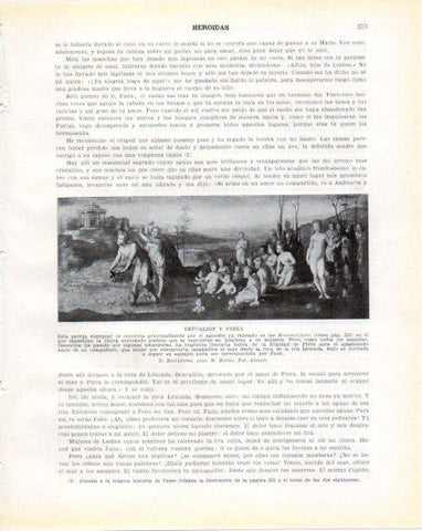 LAMINA V34367: Decaulion y Pirra por D. Beccafume