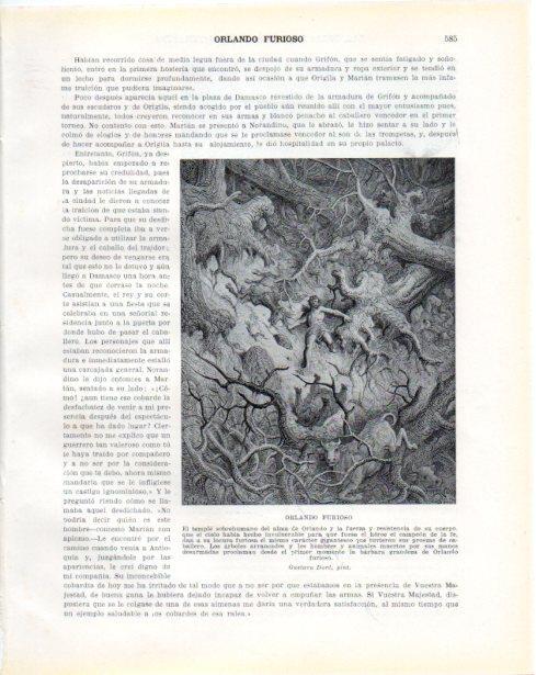 LAMINA V34480: Orlando furioso por Gustavo Dore