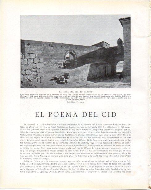 LAMINA V34515: La casa de El Cid en Zamora