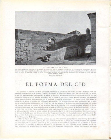 LAMINA V34515: La casa de El Cid en Zamora