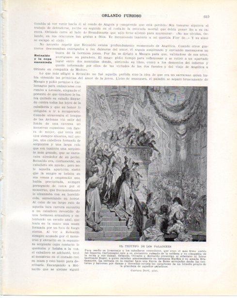 LAMINA V34507: El triunfo de los Paladines por Gustavo Dore