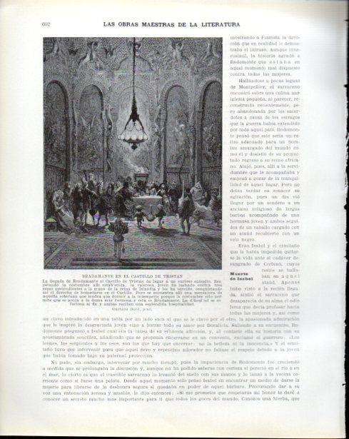 LAMINA V34500: Bradamante en el castillo de Tristan por Gustavo Dore