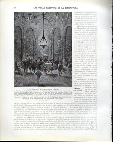 LAMINA V34500: Bradamante en el castillo de Tristan por Gustavo Dore