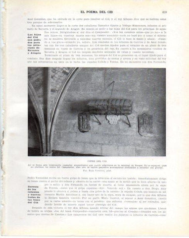 LAMINA V34508: El cofre de El Cid