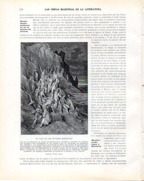 LAMINA V34475: El pais de las Mujeres Homicidas por Gustavo Dore