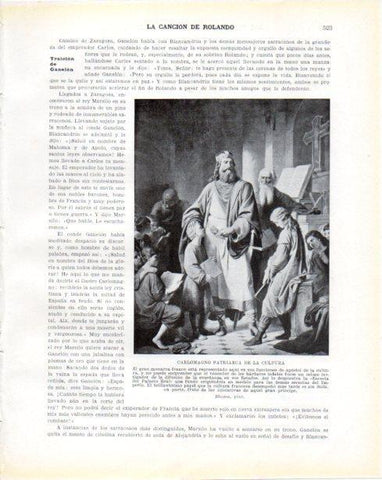 LAMINA V34446: Carlomagno patriarca de la cultura por Blaasa
