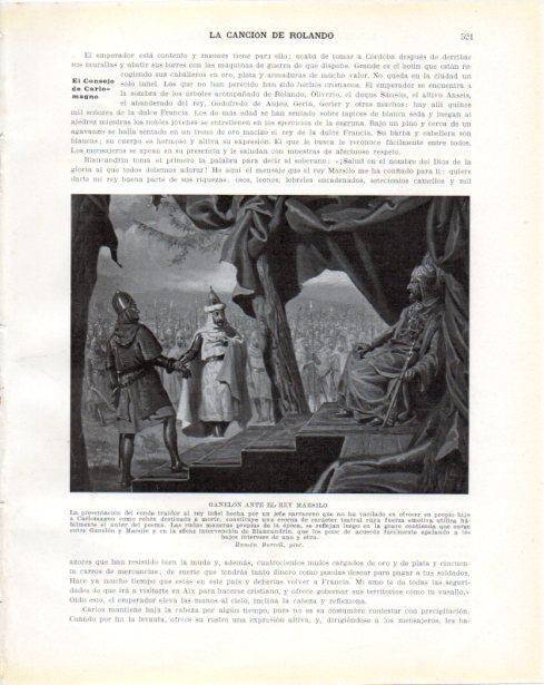 LAMINA V34445: Ganelon ante el rey Marsilo por Ramon Borrell