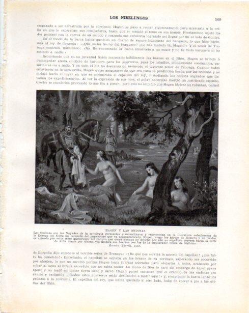 LAMINA V34440: Hagen y la Ondinas por Ramon Borrell