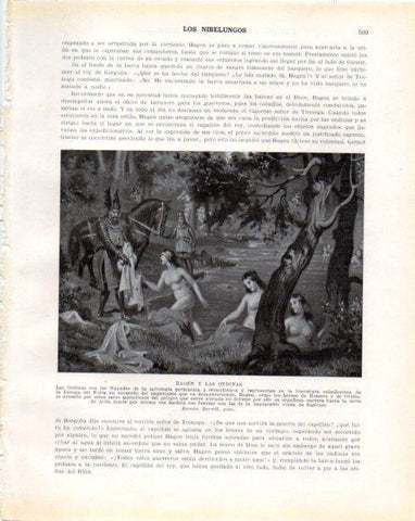 LAMINA V34440: Hagen y la Ondinas por Ramon Borrell