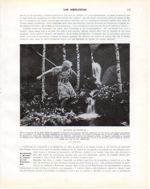 LAMINA V34437: Muerte de Sigfrido fotograma de Ufa-film